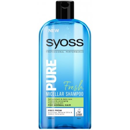 Syoss Pure Fresh šampón na vlasy 500ml