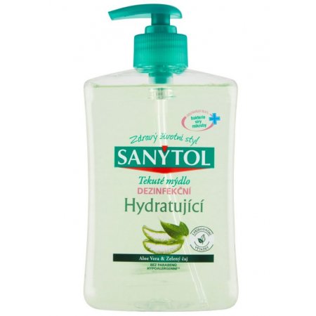 Sanytol hydratačné dezinfekčné tekuté mydlo 500ml s dávkovačom