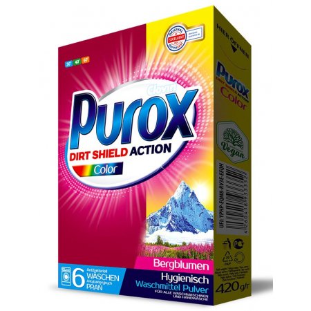 Purox Color prací prášok 420g na 6 praní