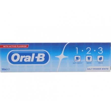 Oral-B Salt Power White 1-2-3 zubná pasta 100ml