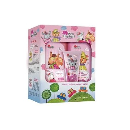 Pink Elephant detský darčekový set pre dievčatá 4ks