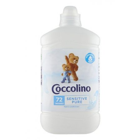 Coccolino Sensitive Pure aviváž 1,8l na 72 Pracích dávok