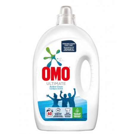 Omo Ultimate Active Clean prací gél 3l na 60 praní