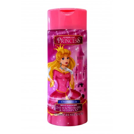 Corsair Princess deský sprchový gél + šampón 2v1 400ml Cinderella