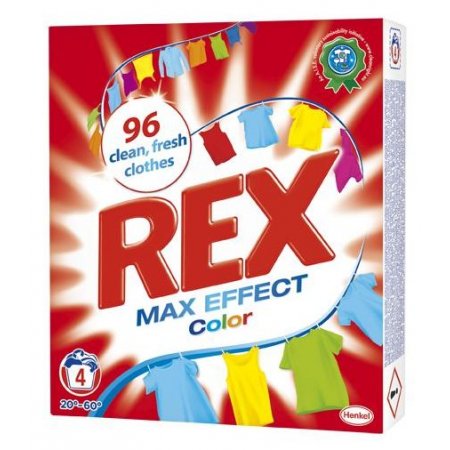 Rex prací prašok 300g na 4 prania Color