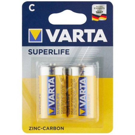Varta Zinc-Carbon Superlife batérie 1,5V (2ks) (baterky)