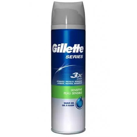 Gillette Series pánsky gél na holenie 200ml Sensitive