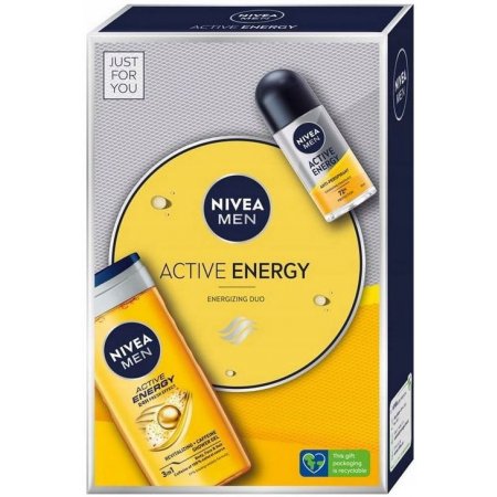 Nivea Active Energy pánsky darčekový set 2ks
