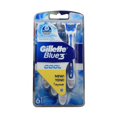 Gillette Blue 3 (Blue3) Cool strojček na holenie 6ks