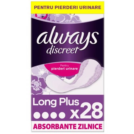 Always Discreet inkontinenčné slipové vložky Long Plus 28ks
