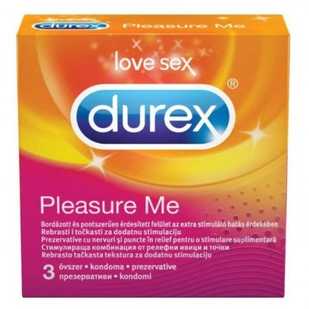 Durex Pleasure Me prezervatív 3ks