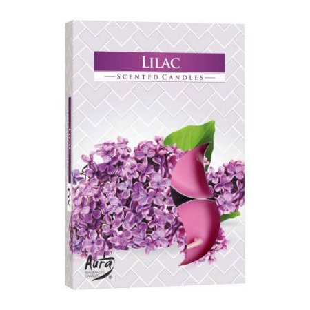 Bispol Lilac čajové sviečky 6ks p15-38