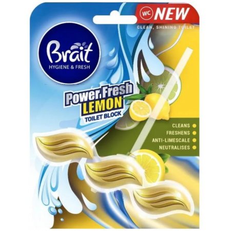 Brait Power Fresh Lemon WC záveska 39g