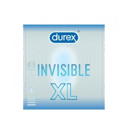 Durex Invisible XL prezervatív 3ks