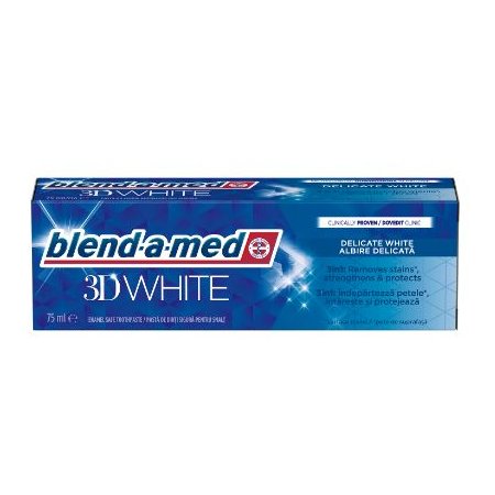Blend-a-Med 3D White Delicate White zubná pasta 75ml